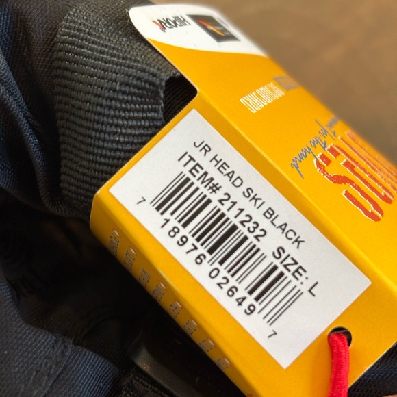 NWT HEAD Junior Black Snow Gloves Large - Picture 5 of 5